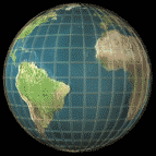 Globe, Equator view