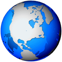 Hollow Globe with shadow