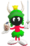 Marvin tossing Barlekis' head