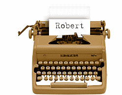 Typewriter typing