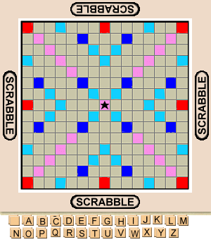 Scrabble board