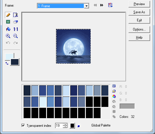 Index Editor view