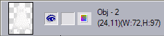 uncheck the eye icon