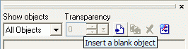 Insert black object