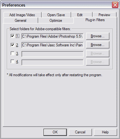 Preferences Box