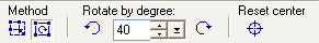 Attribute Toolbar - Transform Tool