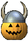 Smiley Viking Pumpkin